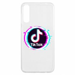 Чехол для Samsung A50 Tik tock glitch ring - PrintSalon