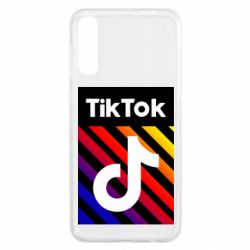 Чехол для Samsung A50 Tik Tok Colorful Logo - PrintSalon
