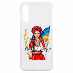 Чехол для Samsung A50 Украинская девушка в венку - PrintSalon