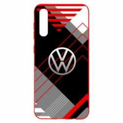 Чехол для Samsung A50 Volkswagen logo and abstraction - PrintSalon