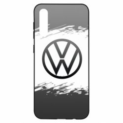 Чохол для Samsung A50 Volkswagen logo and grunge - PrintSalon