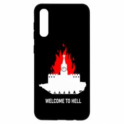 Чехол для Samsung A50 Welcome to Hell - PrintSalon