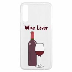 Чехол для Samsung A50 Wine lover