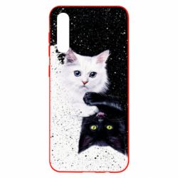 Чехол для Samsung A50 Yin and Yang cats - PrintSalon