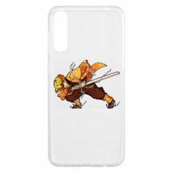 Чехол для Samsung A50 Zenitsu Demon Slayer - PrintSalon