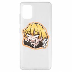 Чехол для Samsung A51 Angry Zenitsu Agatsuma