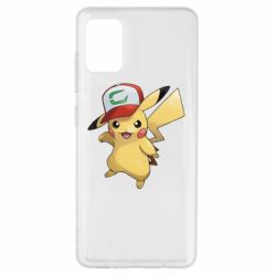 Чехол для Samsung A51 Ash's hat Pikachu - PrintSalon