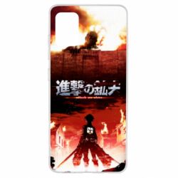 Чехол для Samsung A51 Attack of the Titans-PrintSalon Чехол для Samsung A51 Attack of the Titans