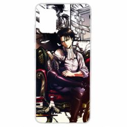 Чехол для Samsung A51 Attack on Titan Кapral Levi-PrintSalon Чехол для Samsung A51 Attack on Titan Кapral Levi