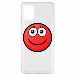 Чохол для Samsung A51 Ball with smile