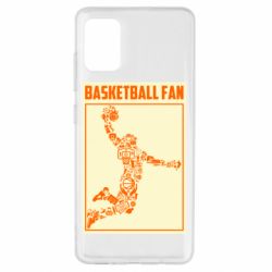 Чехол для Samsung A51 Basketball fan