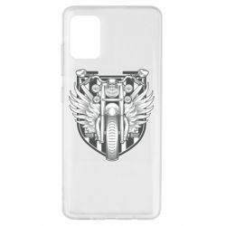 Чехол для Samsung A51 Bike Shield Art - PrintSalon