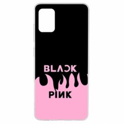 Чехол для Samsung A51 Blackpink pink fire - PrintSalon