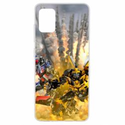 Чохол для Samsung A51 Bumblebee and Optimus Prime - PrintSalon