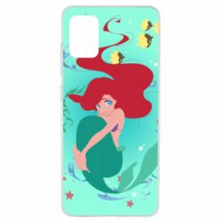 Чохол для Samsung A51 Cute and shy Ariel - PrintSalon