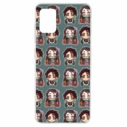 Чехол для Samsung A51 Cute Tanjiro with Nezuko
