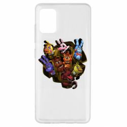 Чехол для Samsung A51 Five Nights At Freddy's monsters