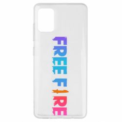 Чехол для Samsung A51 Free fire gradient logo - PrintSalon