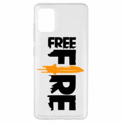 Чохол для Samsung A51 Free Fire vertical logo - PrintSalon
