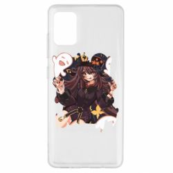 Чехол для Samsung A51 Halloween Impact Hu Tao-PrintSalon Чехол для Samsung A51 Halloween Impact Hu Tao