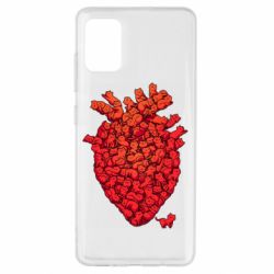 Чехол для Samsung A51 Heart of many cats - PrintSalon