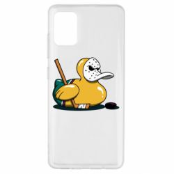 Чехол для Samsung A51 Hockey duck - PrintSalon