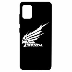 Чехол для Samsung A51 Honda skull - PrintSalon