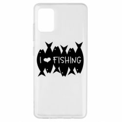 Чохол для Samsung A51 I Love Fishing - PrintSalon