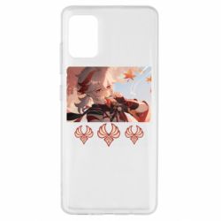 Чехол для Samsung A51 Kazuha with anemo symbol