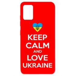 Чехол для Samsung A51 Keep calm and love - PrintSalon