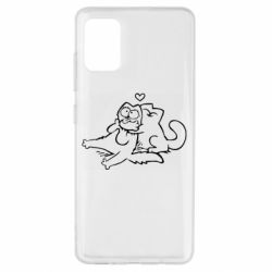 Чехол для Samsung A51 Кот Саймона Любовь - PrintSalon