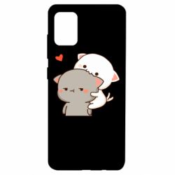 Чехол для Samsung A51 Котики кохання - PrintSalon