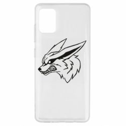 Чехол для Samsung A51 Kurama line art - PrintSalon