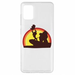 Чохол для Samsung A51 Lion king silhouette - PrintSalon