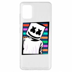 Чехол для Samsung A51 Marshmello Colorful Portrait - PrintSalon