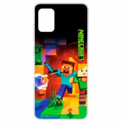 Чохол для Samsung A51 Майнкрафт