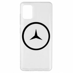 Чехол для Samsung A51 Mercedes new logo - PrintSalon