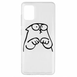 Чехол для Samsung A51 Милый Кот Саймона - PrintSalon