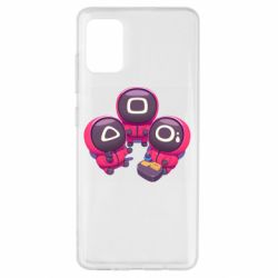Чехол для Samsung A51 Милые солдаты из игры в кальмара - PrintSalon