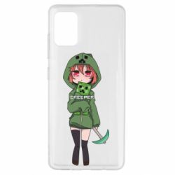 Чехол для Samsung A51 Minecraft anime - PrintSalon