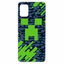 Чехол для Samsung A51 Minecraft Creeper - PrintSalon
