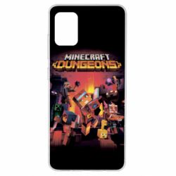 Чехол для Samsung A51 Minecraft Dungeons new - PrintSalon