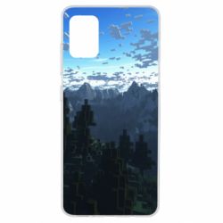 Чехол для Samsung A51 Minecraft nature - PrintSalon
