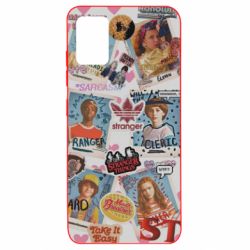 Чехол для Samsung A51 Очень странные дела. Стикеры - PrintSalon