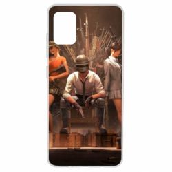 Чехол для Samsung A51 Pubg on the throne - PrintSalon