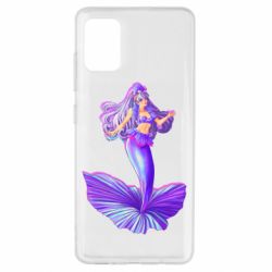 Чехол для Samsung A51 Purple Mermaid Barbie - PrintSalon