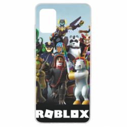 Чехол для Samsung A51 Roblox персонажи - PrintSalon