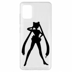 Чохол для Samsung A51 Sailor Moon silhouette - PrintSalon