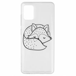 Чехол для Samsung A51 Sleeping fox - PrintSalon