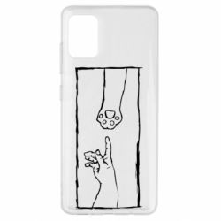 Чехол для Samsung A51 Сreation meow - PrintSalon